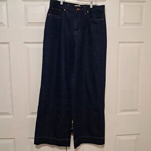 Madewell Dark Blue Wide-Leg Jeans